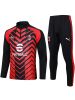 Picture of AC Milan 2023-2024 Men's White Football Training Tracksuit (Zip-Neck Top & Soccer Pants)