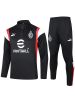 Picture of AC Milan 2023-2024 Men's White Football Training Tracksuit (Zip-Neck Top & Soccer Pants)
