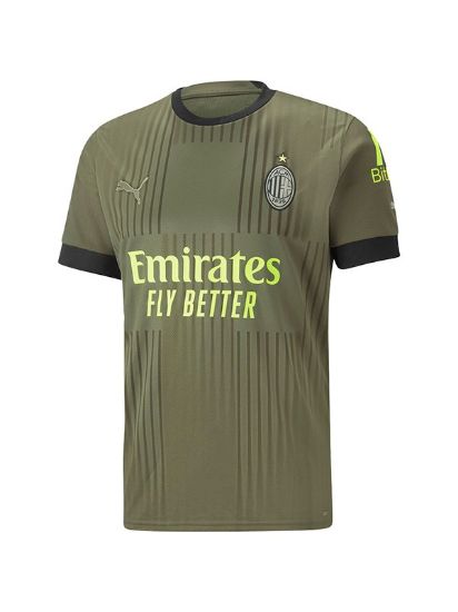 Picture of AC Milan 2022-2023 Men's Third Football Shirt (3rd Shirt): Football Sports Tops, Men's Football Uniform