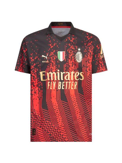Picture of AC Milan 2023-2024 Men's Fourth Football Shirt: 4th Football Kit, Football Sports Uniform