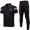 Picture of AC Milan 2023-2024 Men's Red Soccer Training Polo Jersey: Football Sportswear, Sports Shirt