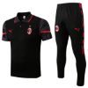 Picture of AC Milan 2023-2024 Men's Red Soccer Training Polo Jersey: Football Sportswear, Sports Shirt